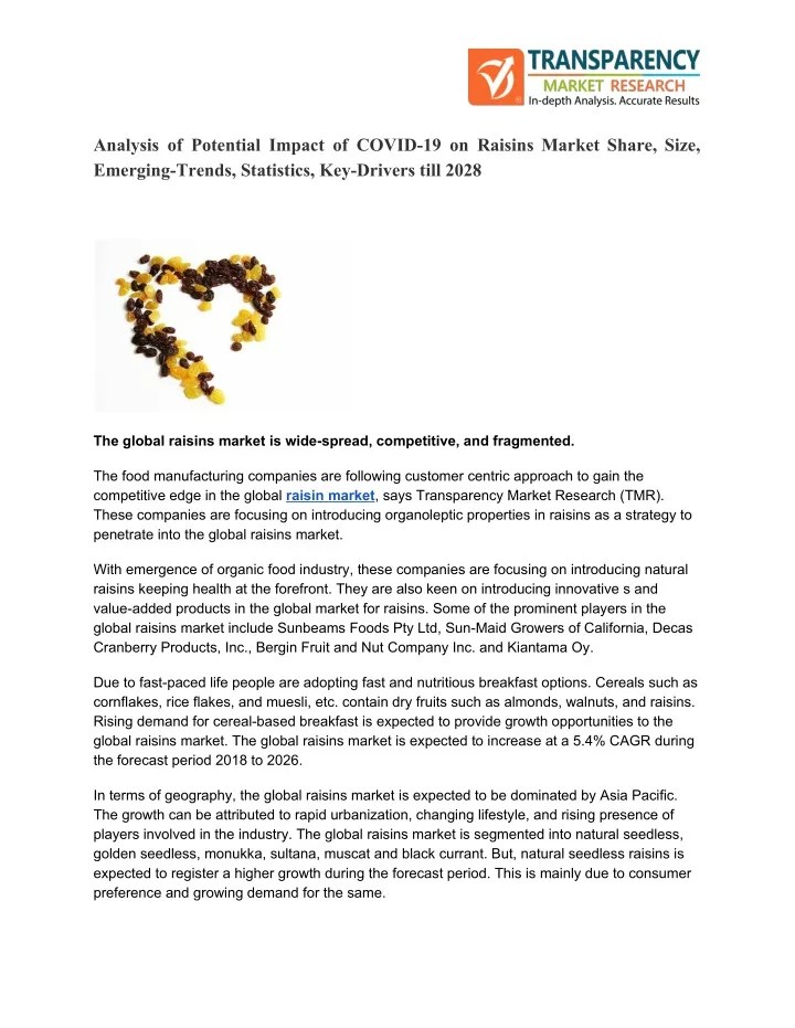 analysis of potential impact of covid