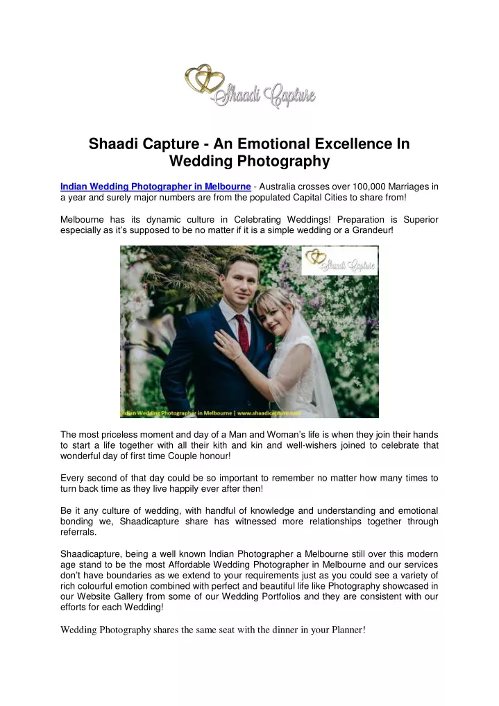 shaadi capture an emotional excellence in wedding