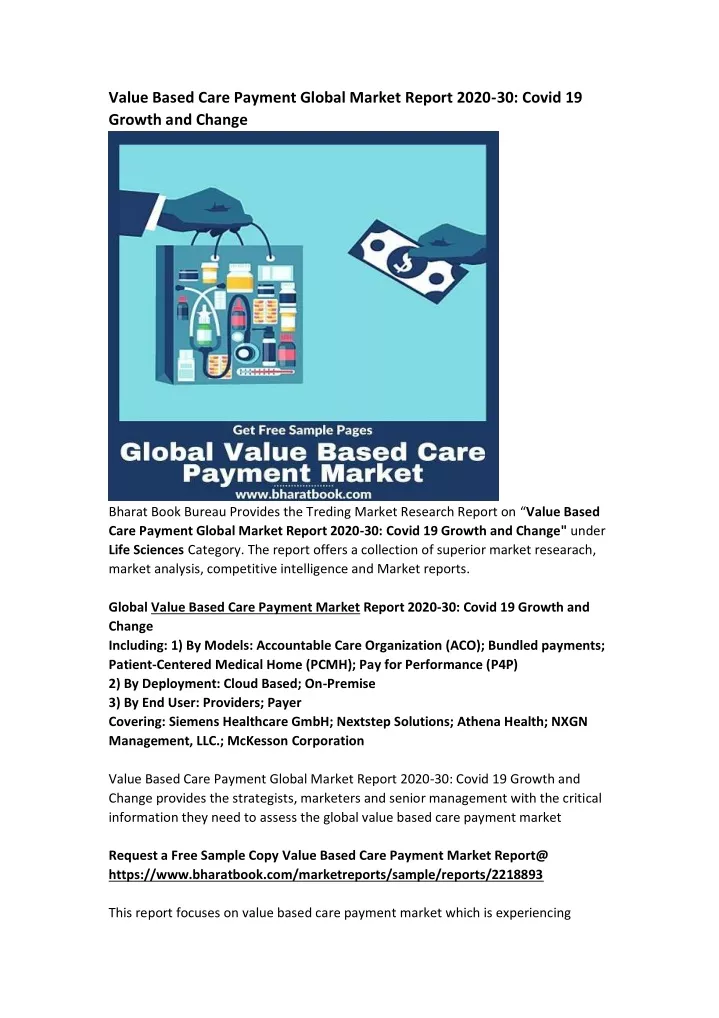 value based care payment global market report