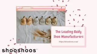 The Leading Baby Shoe Manufacturers