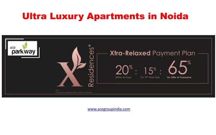 ultra luxury apartments in noida