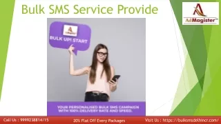 Profitable Bulk SMS Service Provider In Delhi NCR