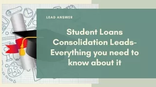 lead answer