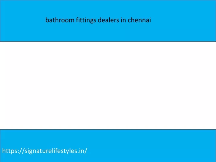 bathroom fittings dealers in chennai