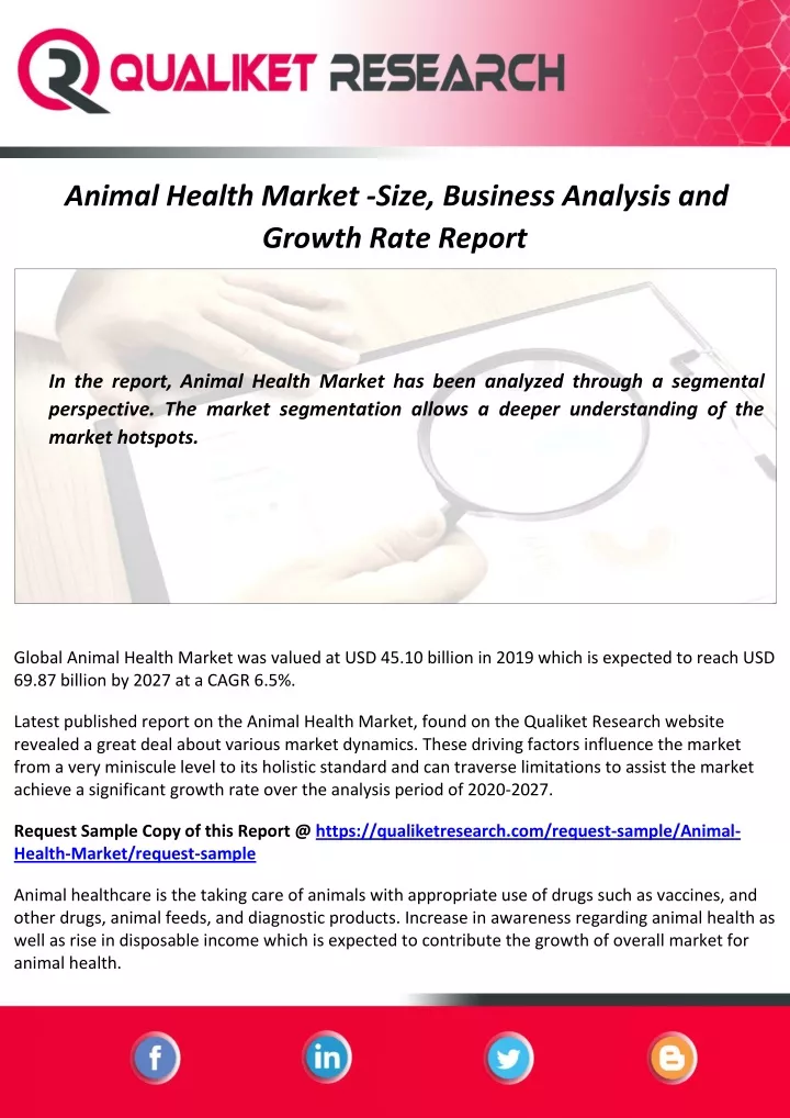 animal health market size business analysis