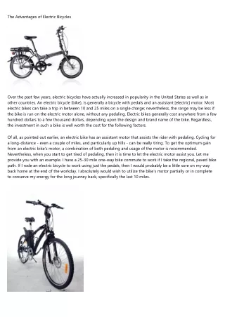 What the Oxford English Dictionary Doesn't Tell You About Wisper Electric Bicycles