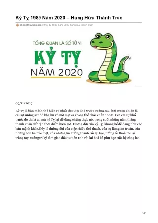 k t 1989 n m 2020 hung h u th nh tr c