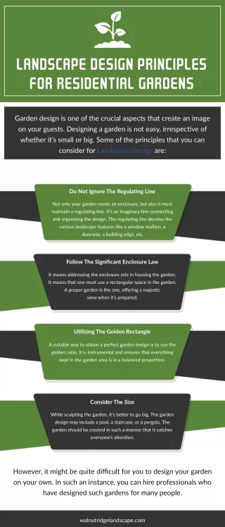 landscape design principles for residential