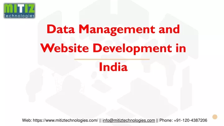 data management and website development in india