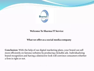 What we offer as a social media company