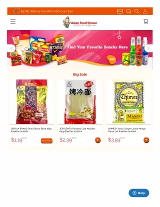 5 at delivery fee with order over 30