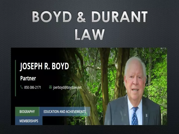 boyd durant law