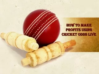 Understand The Betting Odds For Cricket And Place A Successful Bet
