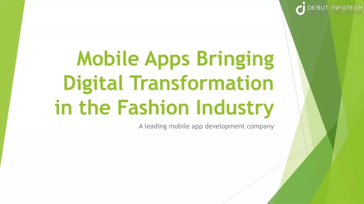 mobile apps bringing digital transformation in the fashion industry