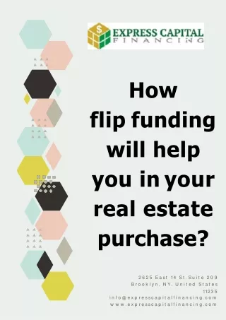How flip funding will help you in your real estate purchase?