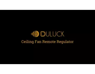 Remote Fan Regulator