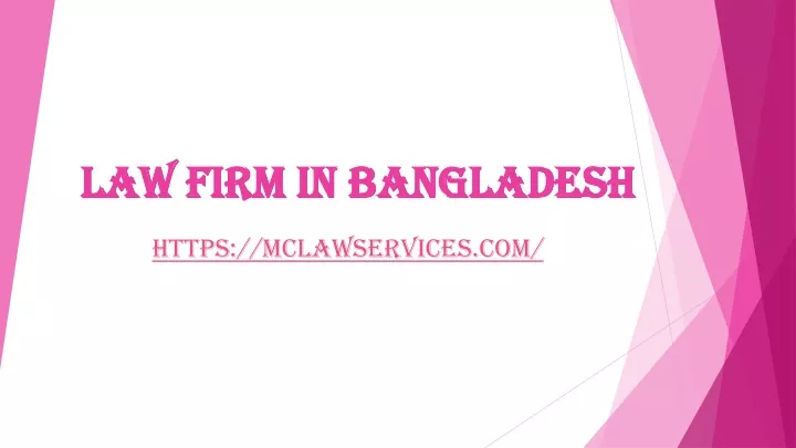 law firm in bangladesh