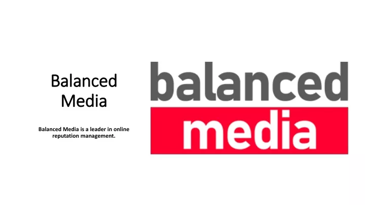 balanced media
