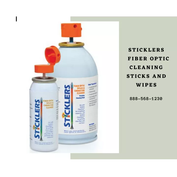 sticklers fiber optic cleaning sticks and wipes