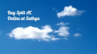 Buy Split AC Online at Sathya