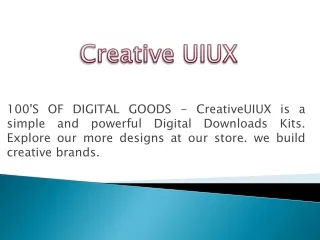Creative UIUX