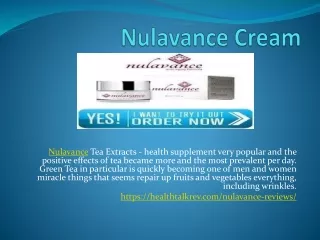 Nulavance - Achieve Younger Skin Tone