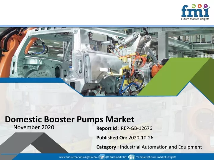 domestic booster pumps market