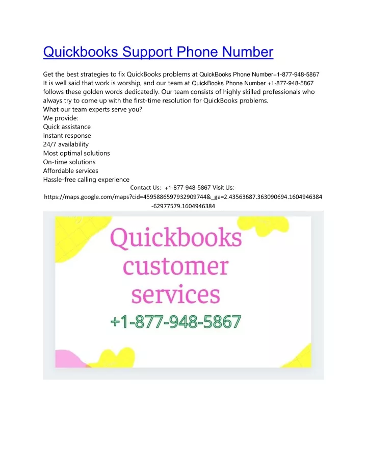 quickbooks support phone number get the best