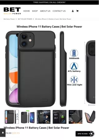Wireless iPhone 11 Battery Cases
