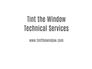 Best Architectural and Frosted Window Tinting Services in Dubai