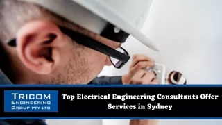 Top Electrical Engineering Consultants Offer Services in Sydney