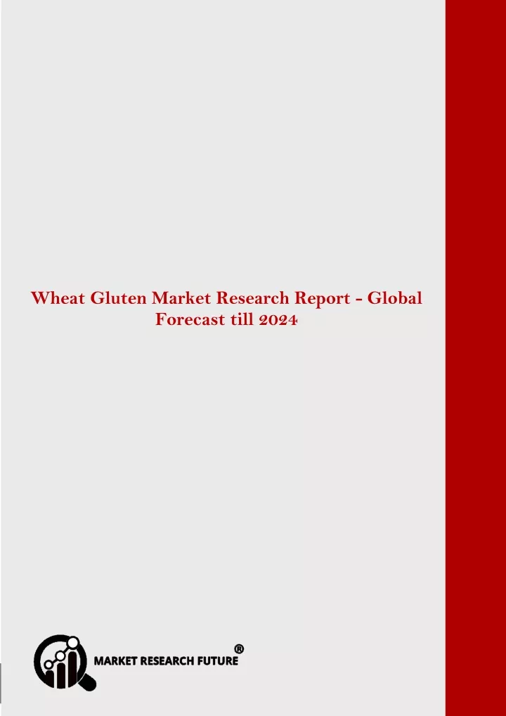 wheat gluten market research report