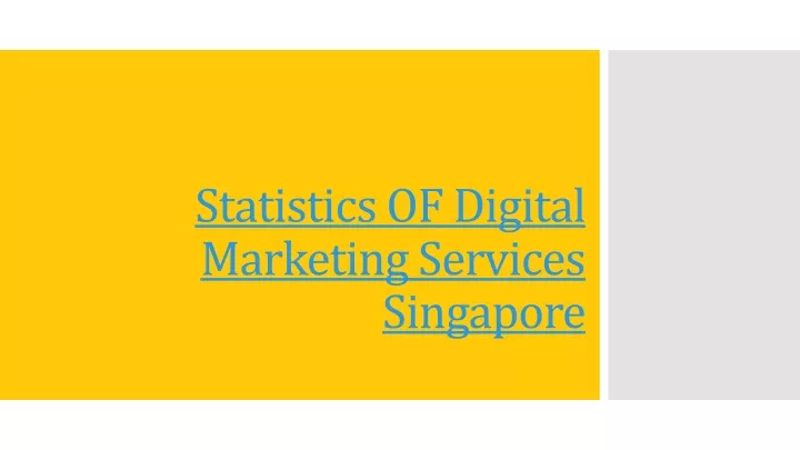 statistics of digital marketing services singapore