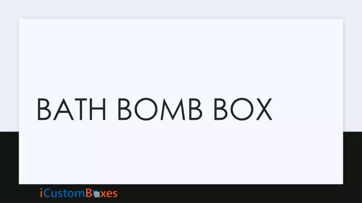 bath bomb box