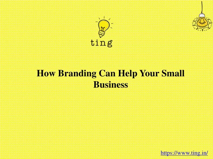 how branding can help your small business