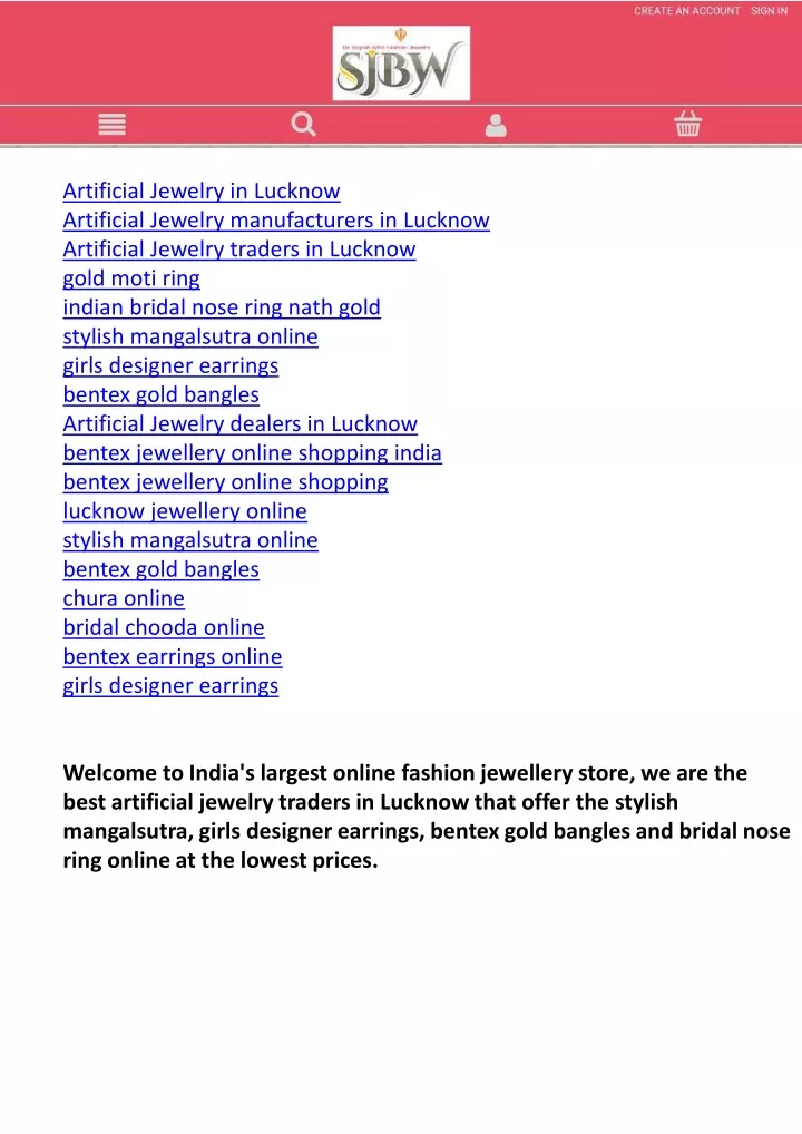 artificial jewelry in lucknow artificial jewelry