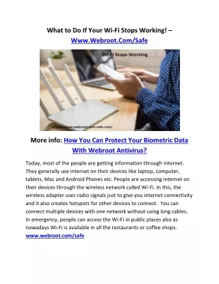 what to do if your wi fi stops working