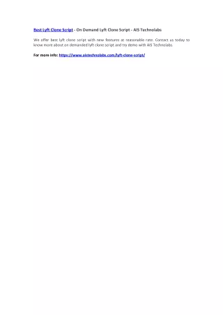best lyft clone script on demand lyft clone