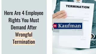 here are 4 employee rights you must demand after
