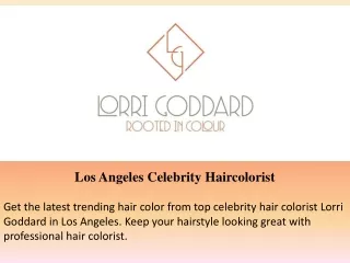 Los Angeles Celebrity Haircolorist