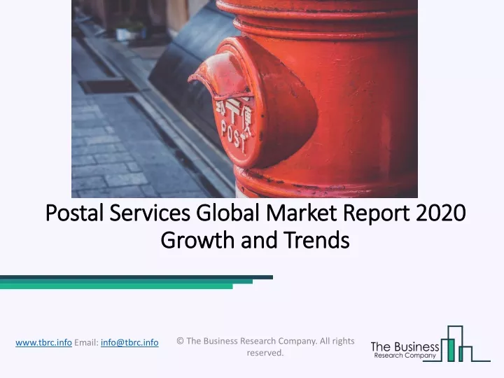 postal services global market report 2020 growth and trends