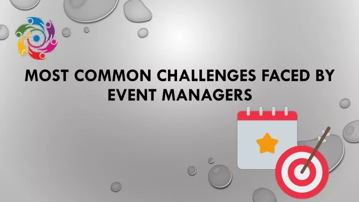 most common challenges faced by event managers