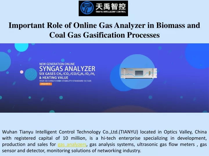 important role of online gas analyzer in biomass