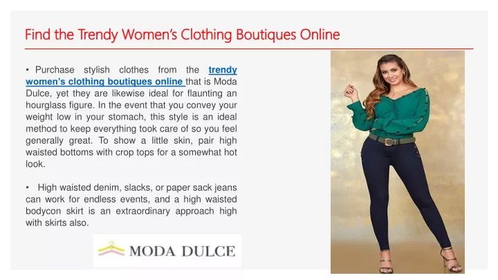 find the trendy women s clothing boutiques online