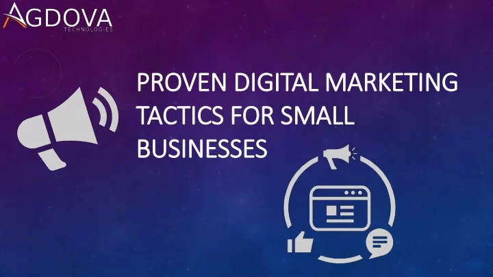 proven digital marketing tactics for small businesses