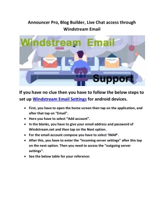 announcer pro blog builder live chat access