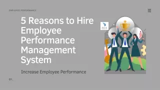5 Reasons to Hire Employee Performance Management System