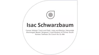 Isac Schwarzbaum - Former Athlete From Jupiter, Florida