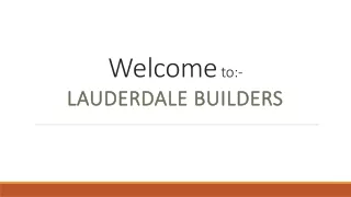 welcome to