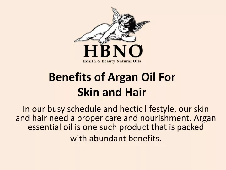 benefits of argan oil for skin and hair